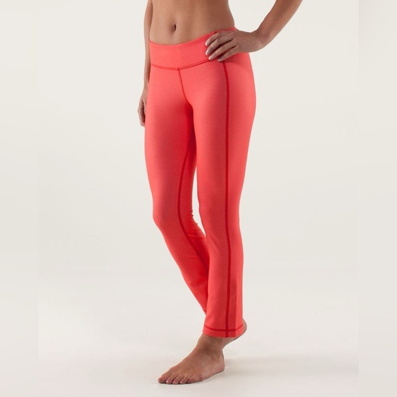Lululemon P.Y.B Pant *Denim, Love Red, Size 4 - Picture 3 of 16